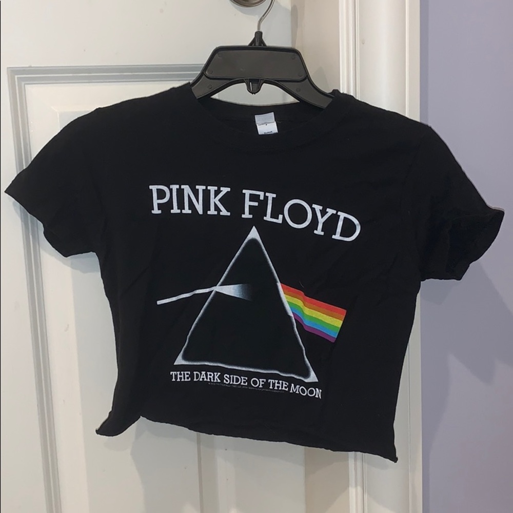S Pink Floyd crop top